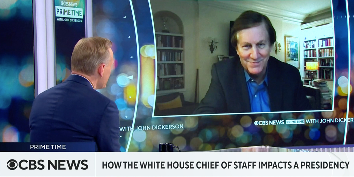 Chris Whipple on Prime Time with John Dickerson
